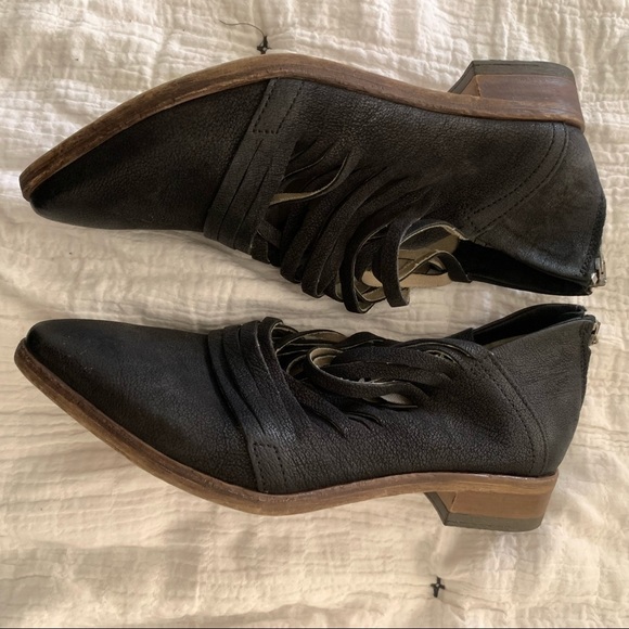 Free People Lost Valley Ankle Boots Size 38 8 - Picture 3 of 6